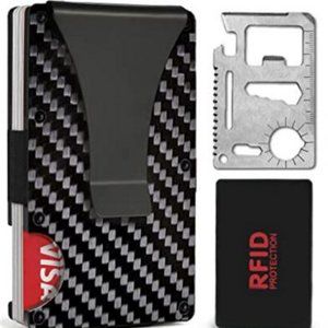 FLAPI Minimalist Front Pocket Slim Wallet Holder